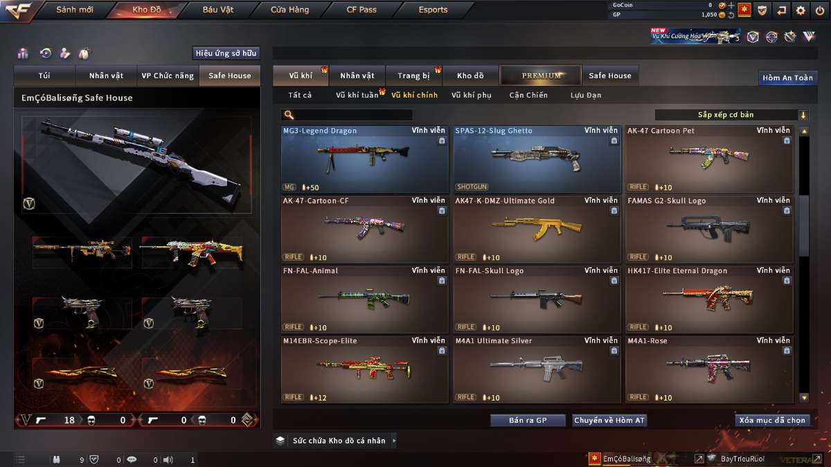 shop acc cf uy tin gia re